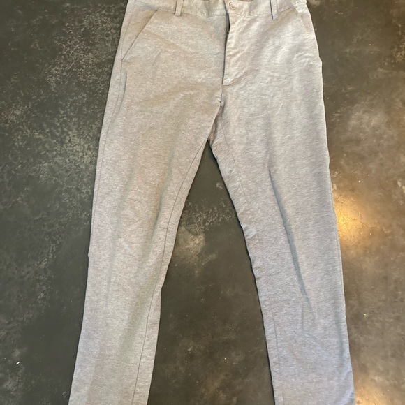 grey mens trousers, soft, golf, comfortable - Picture 1 of 3